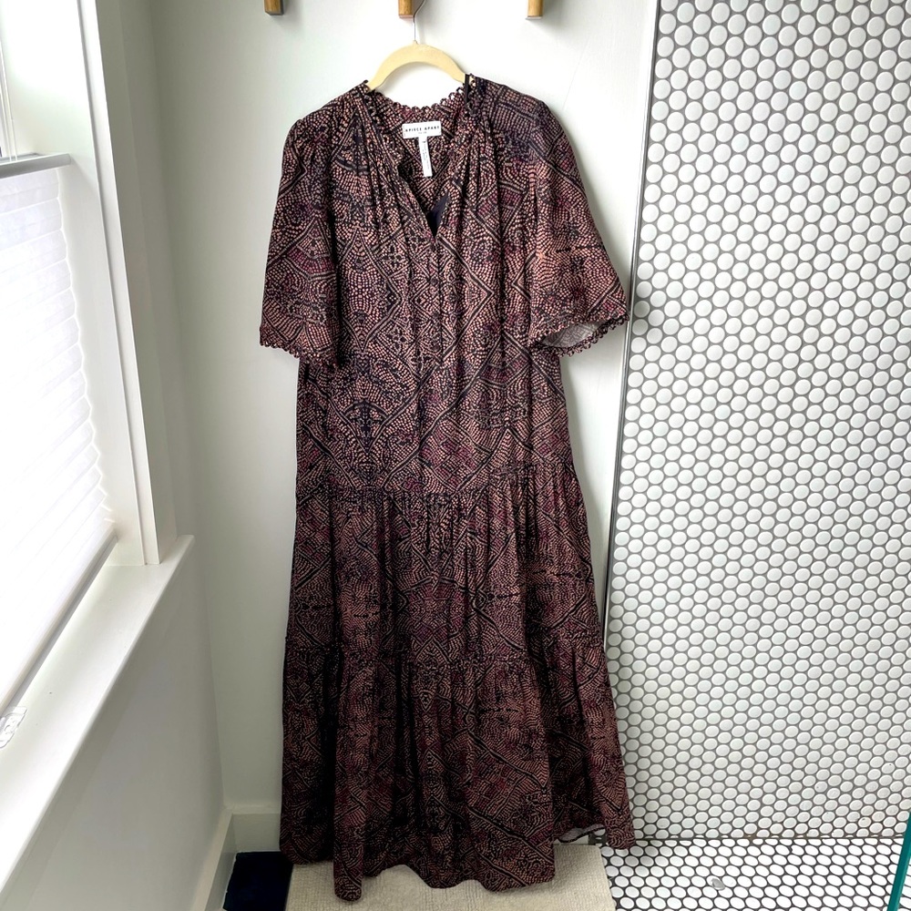 Apiece Apart cotton maxi dress with slip